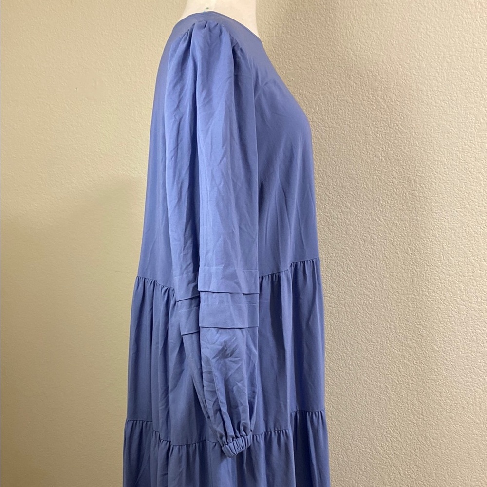 & Other Stories Blue Long Sleeve Maxi Dress - Picture 5 of 7